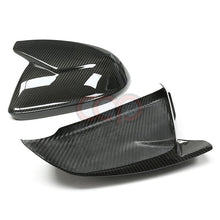 4M B9 Dry Carbon Fiber Stick-On Mirror Covers Pair V2 Side Assist | Audi 4M Q8, SQ8, RSQ8 | Canadian Auto Performance