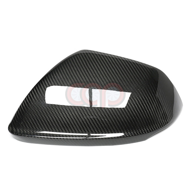 4M B9 Dry Carbon Fiber Mirror Covers Pair Without Side Assist | Audi 4M Q8, SQ8, RSQ8 | Canadian Auto Performance