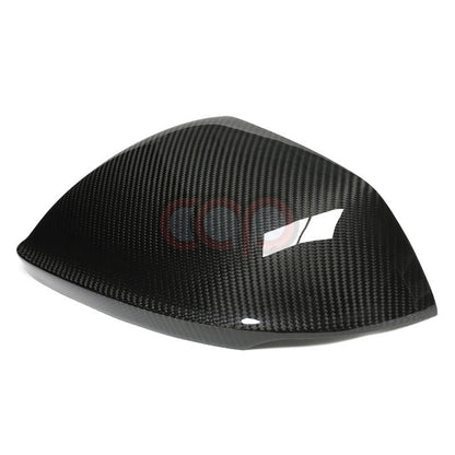 4M B9 Dry Carbon Fiber Mirror Covers Pair Without Side Assist | Audi 4M Q8, SQ8, RSQ8 | Canadian Auto Performance