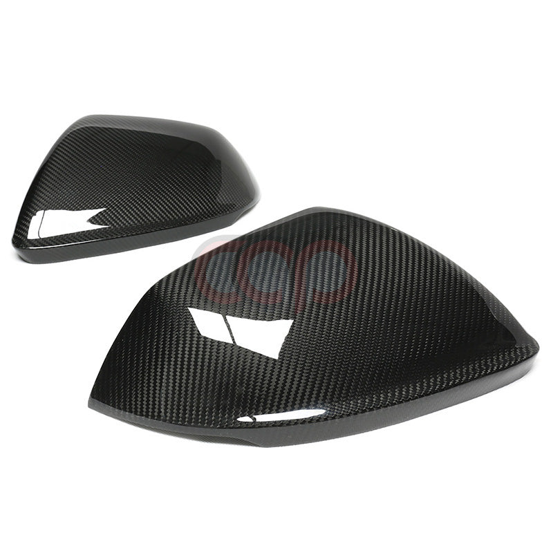4M B9 Dry Carbon Fiber Mirror Covers Pair Without Side Assist | Audi 4M Q8, SQ8, RSQ8 | Canadian Auto Performance
