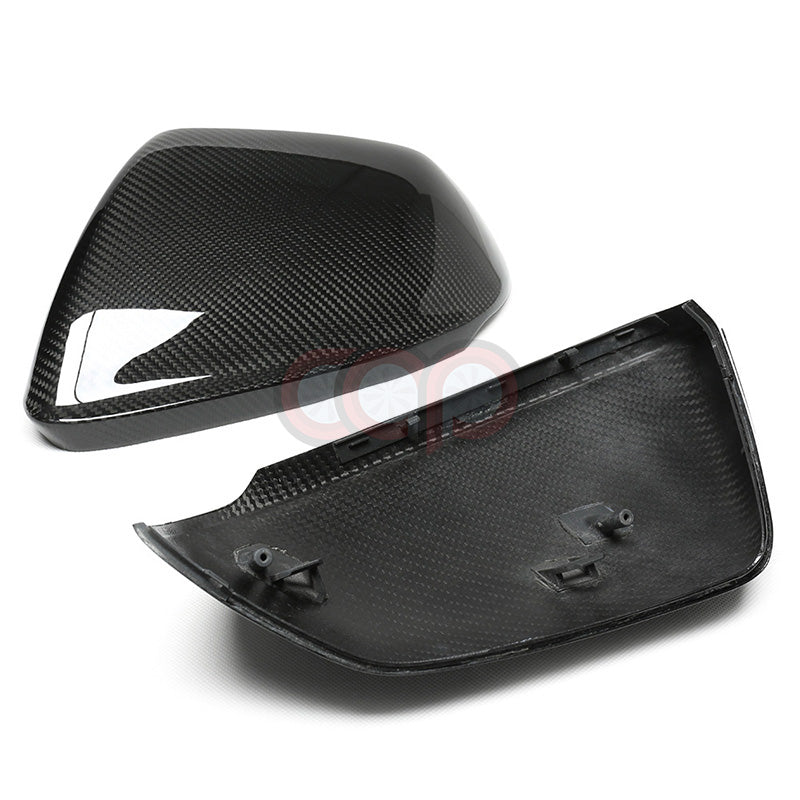 4M B9 Dry Carbon Fiber Mirror Covers Pair Without Side Assist | Audi 4M Q8, SQ8, RSQ8 | Canadian Auto Performance