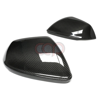 4M B9 Dry Carbon Fiber Mirror Covers Pair Without Side Assist | Audi 4M Q8, SQ8, RSQ8 | Canadian Auto Performance