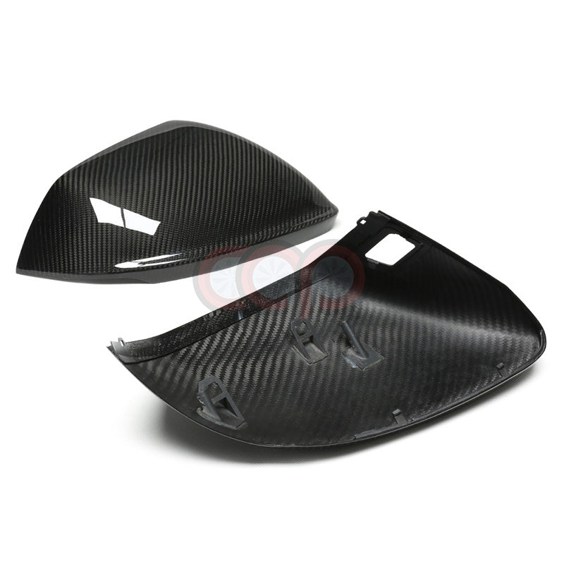 4M B9 Dry Carbon Fiber Mirror Covers Pair Without Side Assist | Audi 4M Q8, SQ8, RSQ8 | Canadian Auto Performance