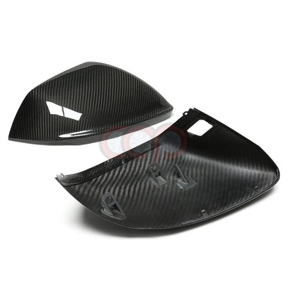 4M B9 Dry Carbon Fiber Mirror Covers Pair Without Side Assist | Audi 4M Q8, SQ8, RSQ8 | Canadian Auto Performance