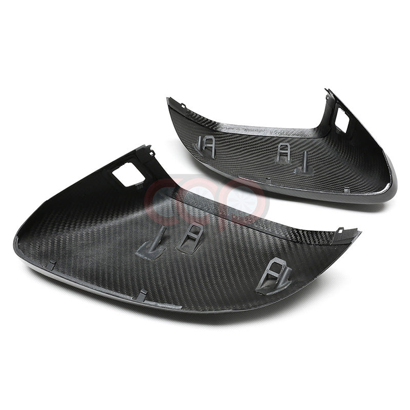 4M B9 Dry Carbon Fiber Mirror Covers Pair Without Side Assist | Audi 4M Q8, SQ8, RSQ8 | Canadian Auto Performance