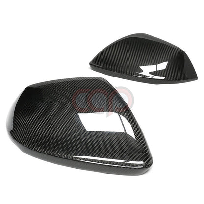 4M B9 Dry Carbon Fiber Mirror Covers Pair Without Side Assist | Audi 4M Q8, SQ8, RSQ8 | Canadian Auto Performance
