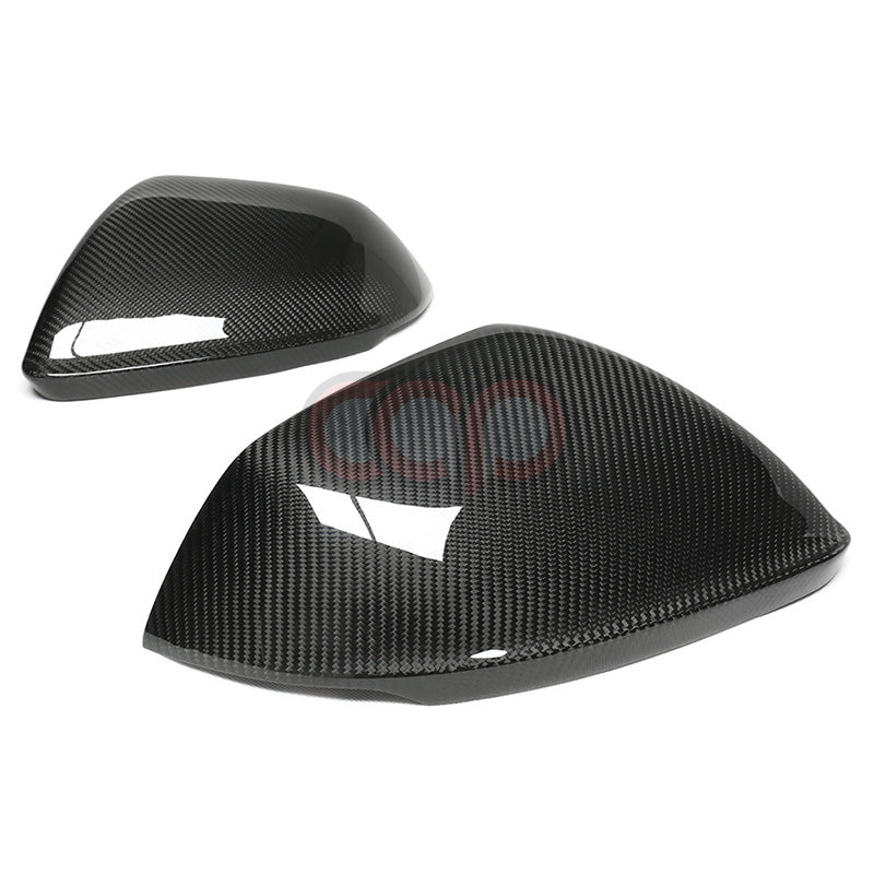 4M B9 Dry Carbon Fiber Mirror Covers Pair Without Side Assist | Audi 4M Q8, SQ8, RSQ8 | Canadian Auto Performance
