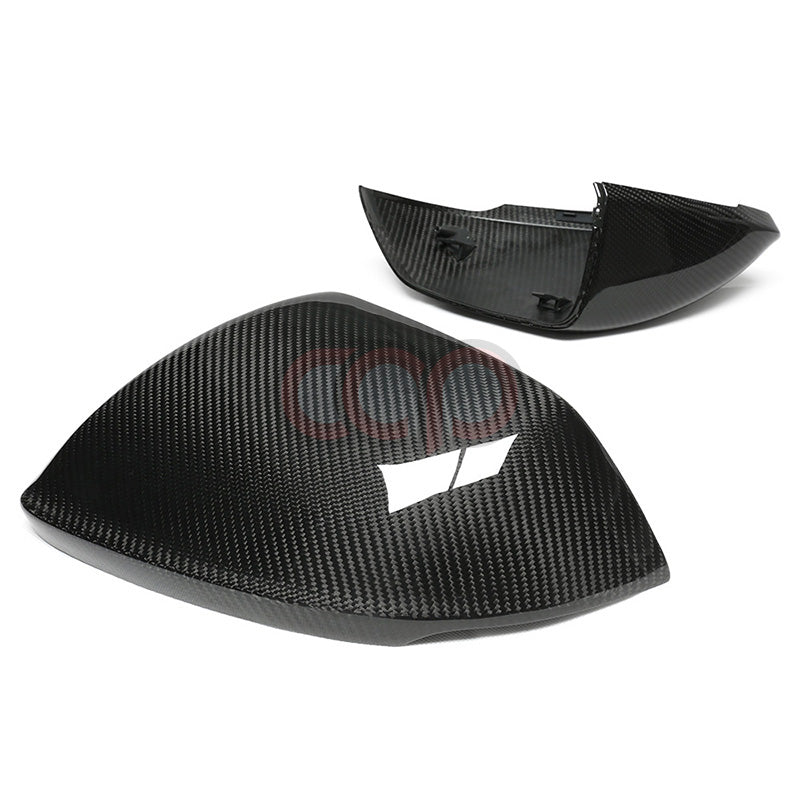4M B9 Dry Carbon Fiber Mirror Covers Pair Without Side Assist | Audi 4M Q8, SQ8, RSQ8 | Canadian Auto Performance