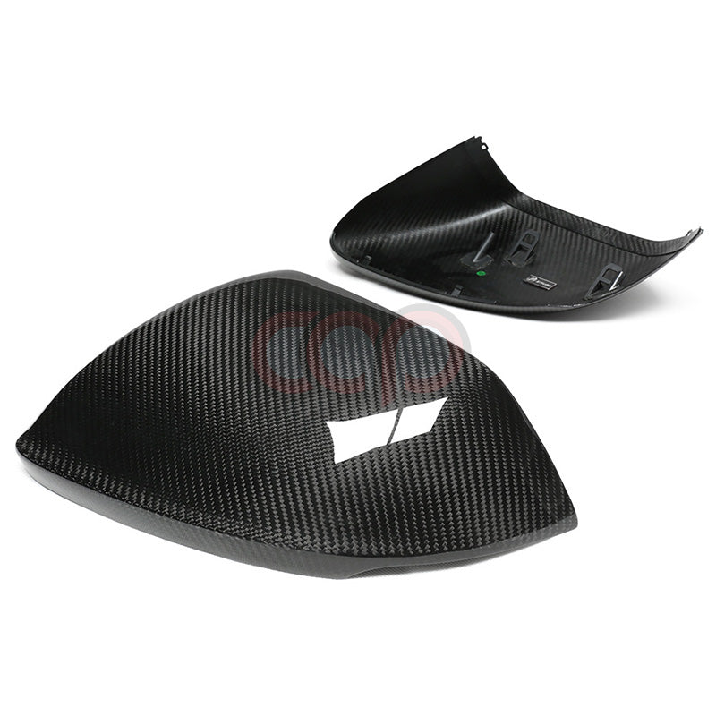 4M B9 Dry Carbon Fiber Mirror Covers Pair Without Side Assist | Audi 4M Q8, SQ8, RSQ8 | Canadian Auto Performance