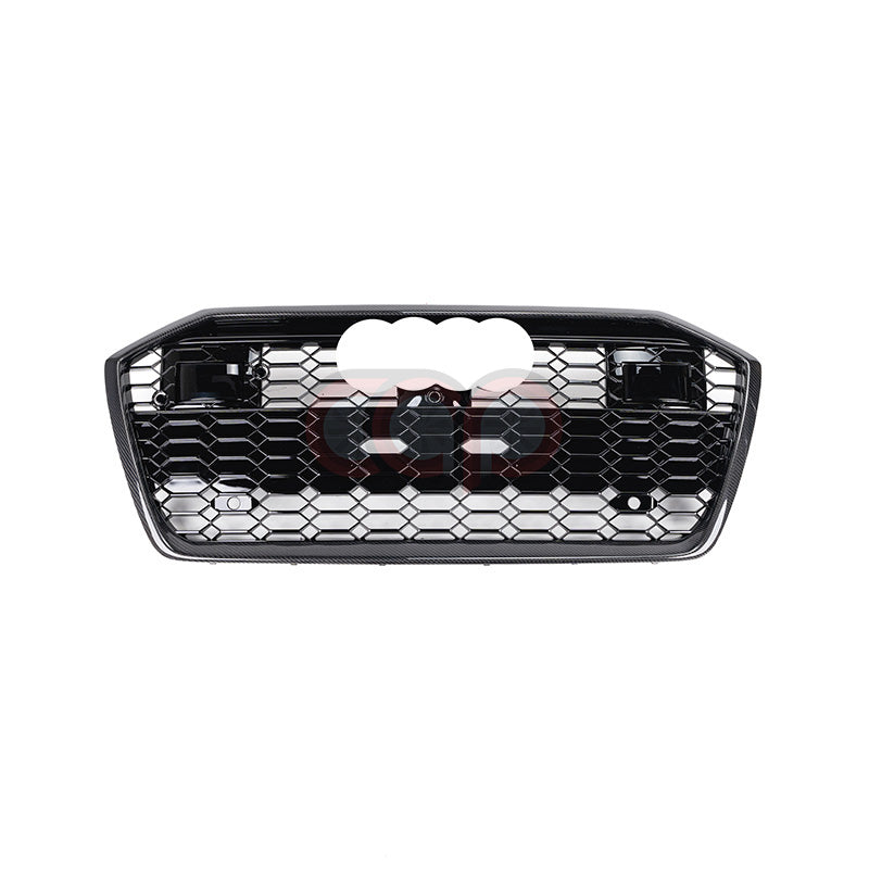 C8 RS6 Honeycomb Grille V2 Real Carbon Fiber | Audi C8 A6, S6 | Canadian Auto Performance