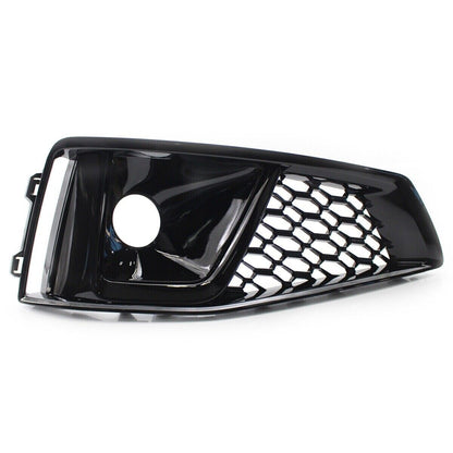 B9 RS4 RS Honeycomb Fog Grilles Gloss Black | Audi B9 A4 S-Line, S4 | Canadian Auto Performance