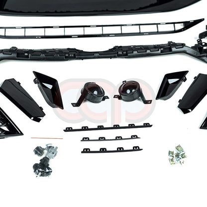 B9.5 Front Bumper RS5 Bumper RS5 Style Grille Black Fame Black Mesh | Audi B9.5 A5, S5 | Canadian Auto Performance