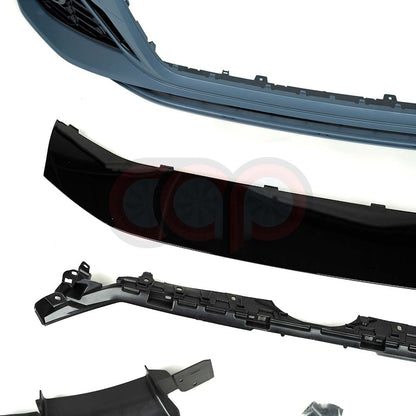 B9.5 Front Bumper RS5 Bumper RS5 Style Grille Black Fame Black Mesh | Audi B9.5 A5, S5 | Canadian Auto Performance