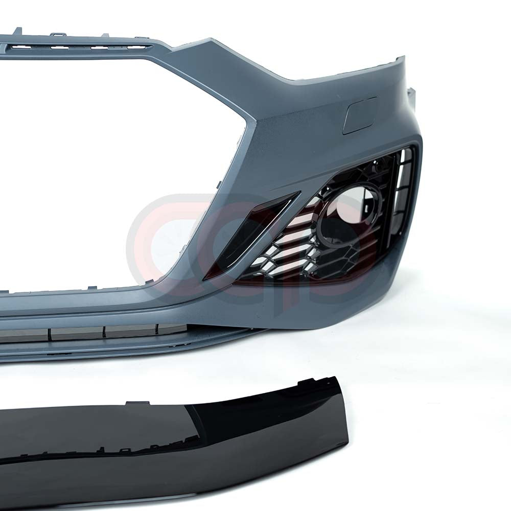 B9.5 Front Bumper RS5 Bumper RS5 Style Grille Black Fame Black Mesh | Audi B9.5 A5, S5 | Canadian Auto Performance