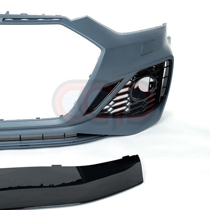 B9.5 Front Bumper RS5 Bumper RS5 Style Grille Black Fame Black Mesh | Audi B9.5 A5, S5 | Canadian Auto Performance