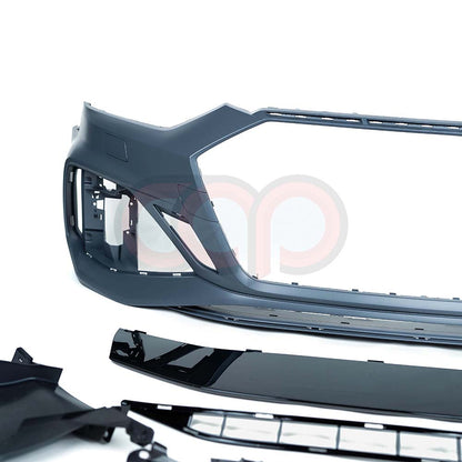 B9.5 Front Bumper RS5 Bumper RS5 Style Grille Black Fame Black Mesh | Audi B9.5 A5, S5 | Canadian Auto Performance