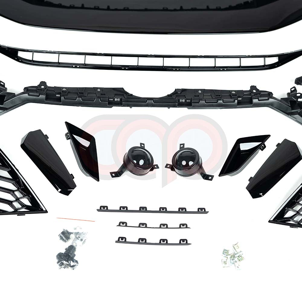 B9.5 Front Bumper RS5 Bumper RS5 Style Grille Black Fame Black Mesh | Audi B9.5 A5, S5 | Canadian Auto Performance