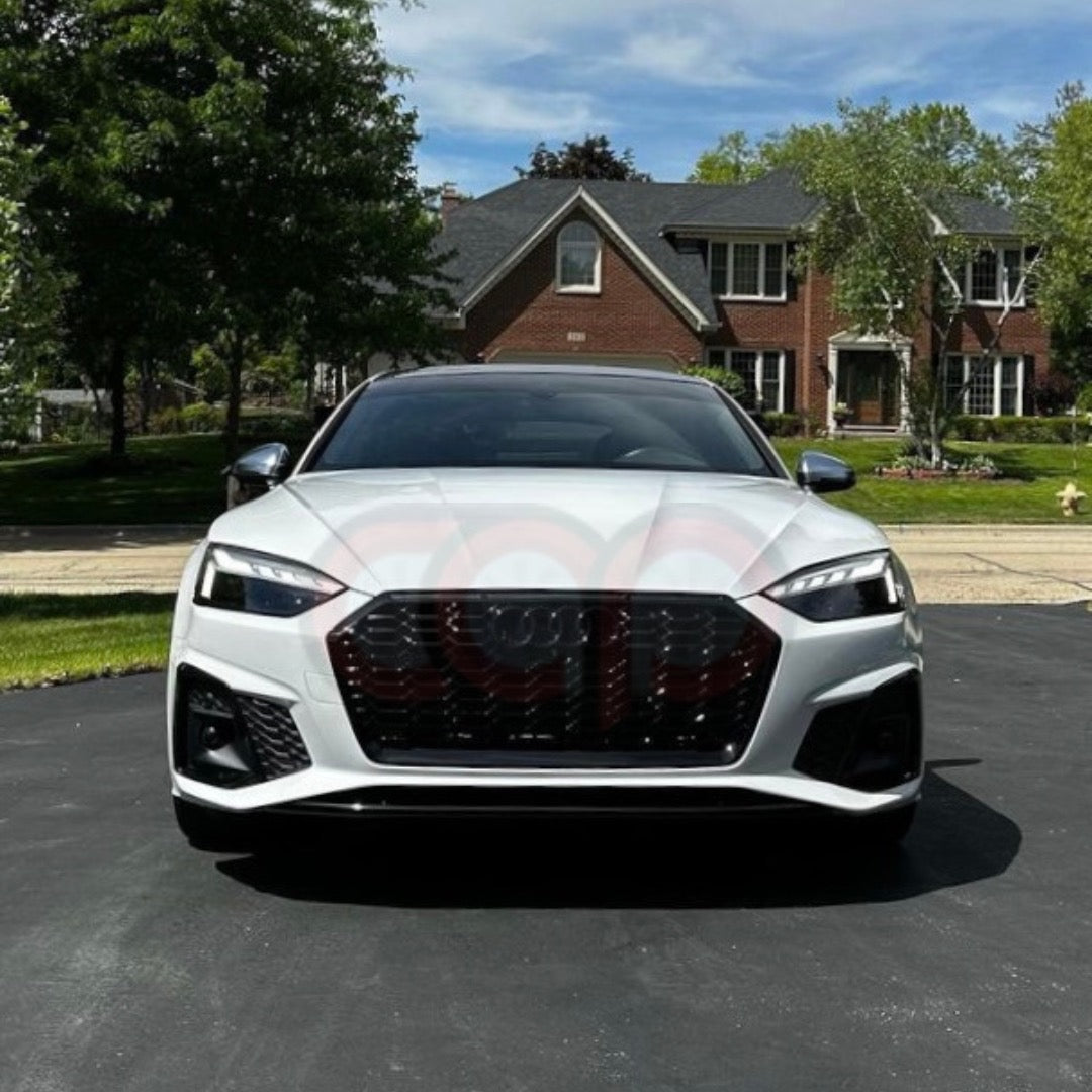 B9.5 RS5 Honeycomb Grille Black Frame Black Mesh | Audi B9.5 A5 S-Line, S5 | Canadian Auto Performance