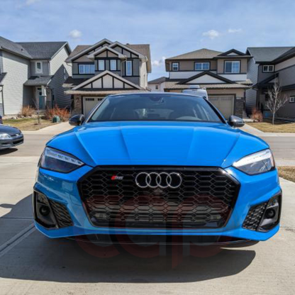 B9.5 RS5 Honeycomb Grille Black Frame Black Mesh | Audi B9.5 A5 S-Line, S5 | Canadian Auto Performance