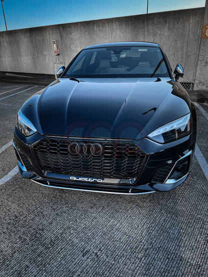 B9.5 RS5 Honeycomb Grille Black Frame Black Mesh | Audi B9.5 A5 S-Line, S5 | Canadian Auto Performance