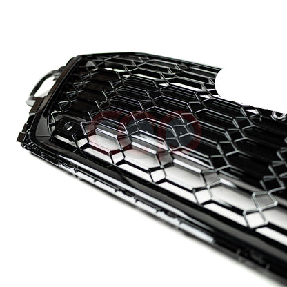 B9.5 RS5 Honeycomb Grille Black Frame Black Mesh | Audi B9.5 A5 S-Line, S5 | Canadian Auto Performance