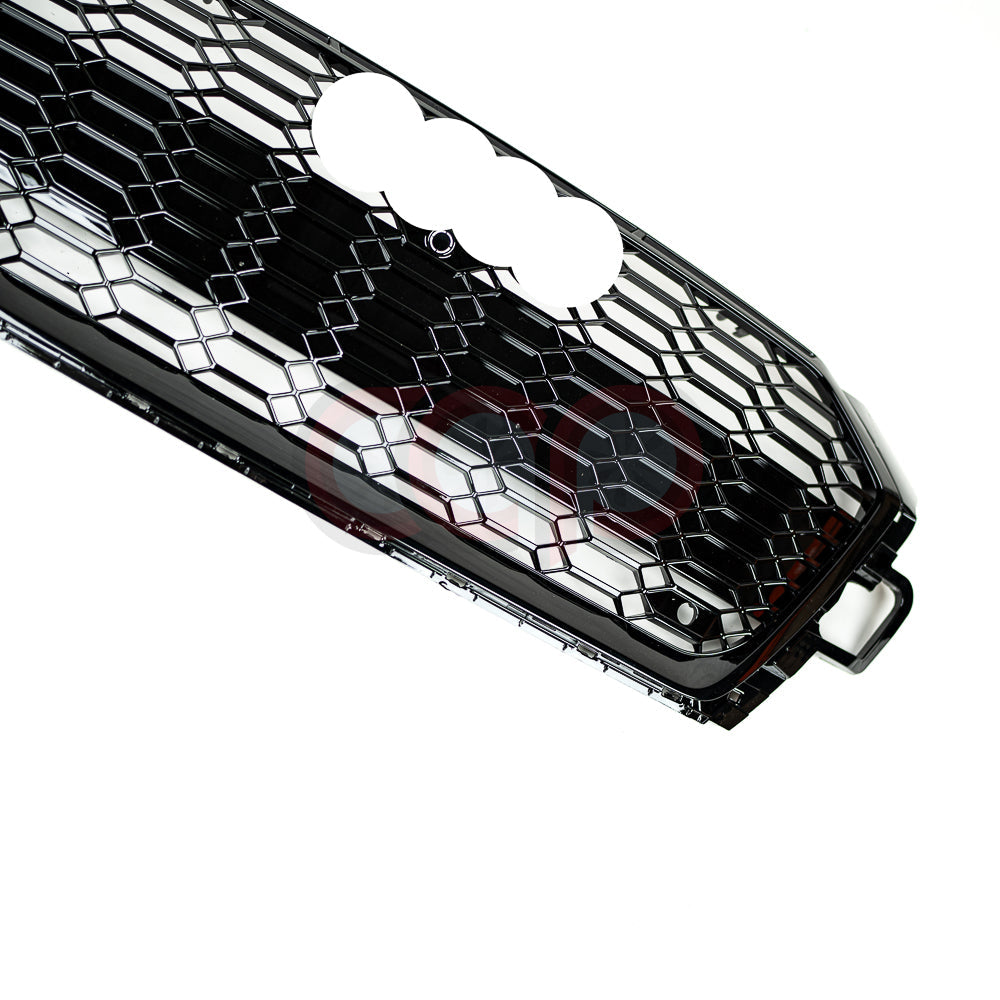 B9.5 RS5 Honeycomb Grille Black Frame Black Mesh | Audi B9.5 A5 S-Line, S5 | Canadian Auto Performance