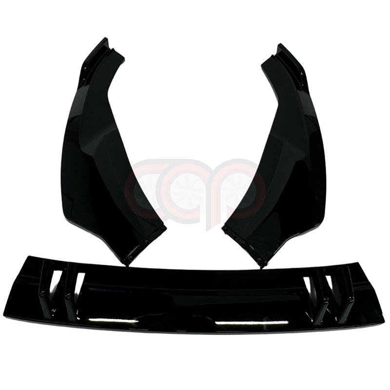 B9.5 Front Gloss Black Front Lip | Audi B9.5 A5, S5 equipped with CAP RS5 Bumper | Canadian Auto Performance