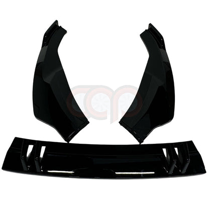 B9.5 Front Gloss Black Front Lip | Audi B9.5 A5, S5 equipped with CAP RS5 Bumper | Canadian Auto Performance