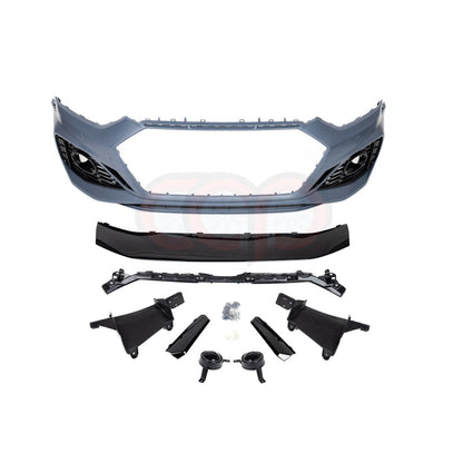 B9.5 Front Bumper RS5 Bumper RS5 Style Grille Black Fame Black Mesh | Audi B9.5 A5, S5 | Canadian Auto Performance