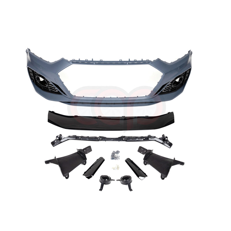 B9.5 Front Bumper RS5 Bumper RS5 Style Grille Black Fame Black Mesh | Audi B9.5 A5, S5 | Canadian Auto Performance