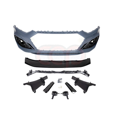 B9.5 Front Bumper RS5 Bumper RS5 Style Grille Black Fame Black Mesh | Audi B9.5 A5, S5 | Canadian Auto Performance