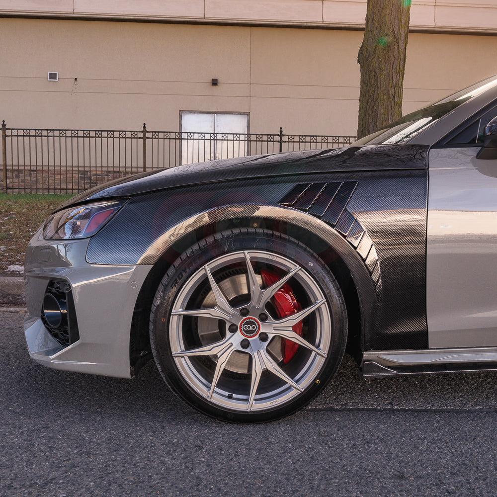 B9.5 Dry Carbon Fiber Fenders Pair | Audi B9.5 A4, S4 | Canadian Auto Performance