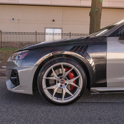 B9.5 Dry Carbon Fiber Fenders Pair | Audi B9.5 A4, S4 | Canadian Auto Performance