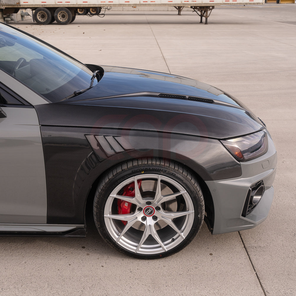 B9.5 Dry Carbon Fiber Fenders Pair | Audi B9.5 A4, S4 | Canadian Auto Performance