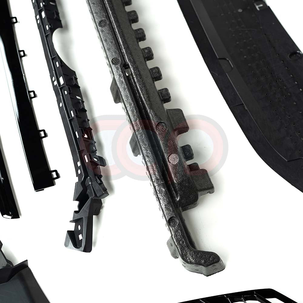 B9.5 Front Bumper RS4 Bumper V1 RS4 Grille Black Frame Black Mesh | Audi B9.5 A4, S4 | Canadian Auto Performance