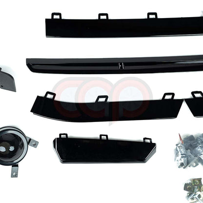 B9.5 Front Bumper RS4 Bumper V1 RS4 Grille Black Frame Black Mesh | Audi B9.5 A4, S4 | Canadian Auto Performance