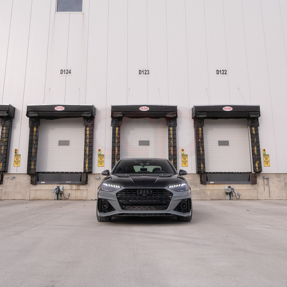 B9.5 Front Bumper RS4 Bumper V1 RS4 Grille Black Frame Black Mesh | Audi B9.5 A4, S4 | Canadian Auto Performance