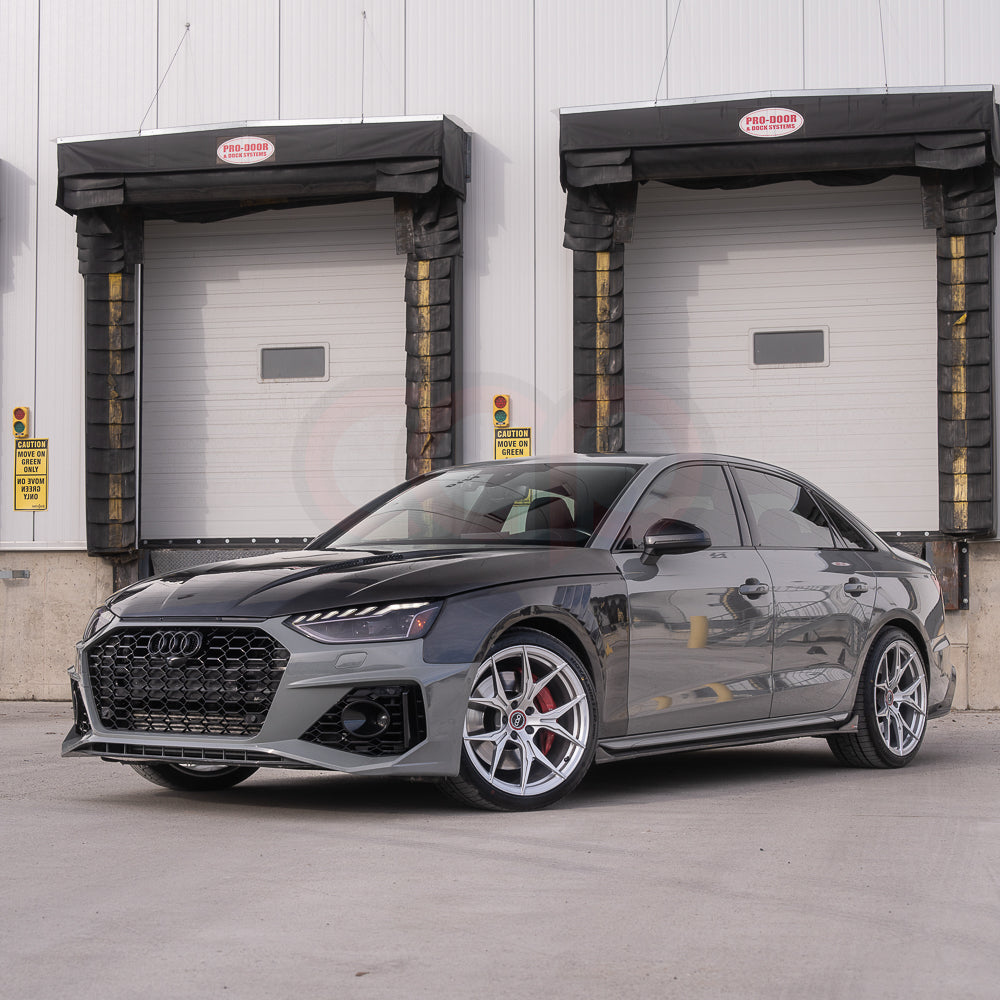 B9.5 Front Bumper RS4 Bumper V1 RS4 Grille Black Frame Black Mesh | Audi B9.5 A4, S4 | Canadian Auto Performance