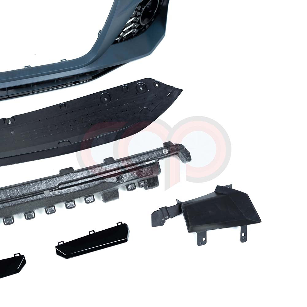 B9.5 Front Bumper RS4 Bumper V1 RS4 Grille Black Frame Black Mesh | Audi B9.5 A4, S4 | Canadian Auto Performance