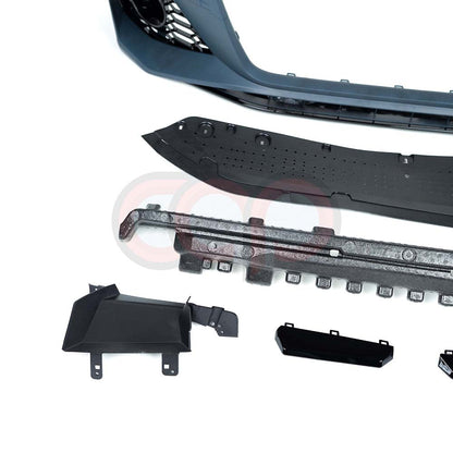 B9.5 Front Bumper RS4 Bumper V1 RS4 Grille Black Frame Black Mesh | Audi B9.5 A4, S4 | Canadian Auto Performance