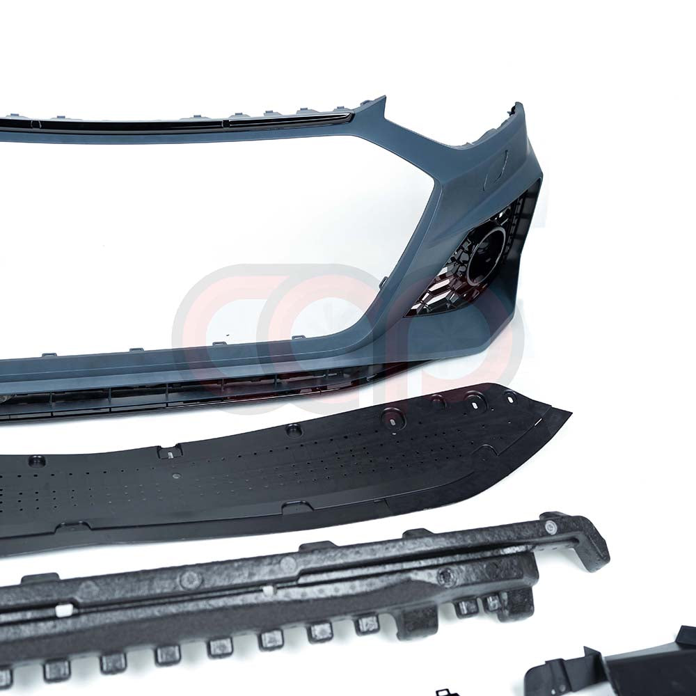 B9.5 Front Bumper RS4 Bumper V1 RS4 Grille Black Frame Black Mesh | Audi B9.5 A4, S4 | Canadian Auto Performance