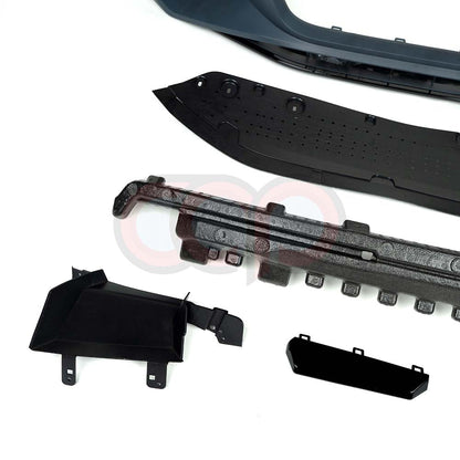 B9.5 Front Bumper RS4 Bumper V1 RS4 Grille Black Frame Black Mesh | Audi B9.5 A4, S4 | Canadian Auto Performance
