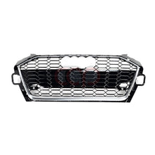 B9.5 RS4 Honeycomb Grille Silver Frame Silver Frame Black Honeycomb Mesh or | Audi B9.5 A4 S-Line, S4 | Canadian Auto Performance
