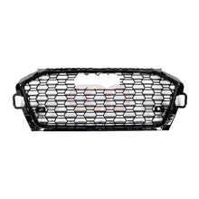 B9.5 RS4 Honeycomb Grille V2 Black Frame Black Honeycomb Mesh or | Audi B9.5 A4 S-Line, S4 | Canadian Auto Performance
