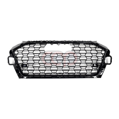 B9.5 RS4 Honeycomb Grille V2 Black Frame Black Honeycomb Mesh or | Audi B9.5 A4 S-Line, S4 | Canadian Auto Performance