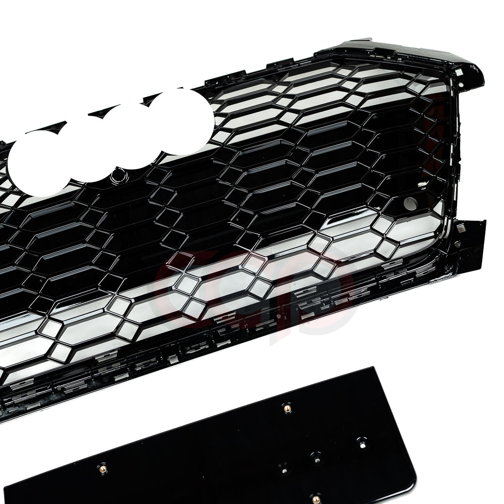 B9.5 Front Bumper RS4 Bumper V2 RS4 Grille Black Frame Black Mesh | Audi B9.5 A4, S4 | Canadian Auto Performance