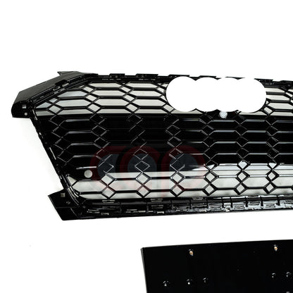 B9.5 Front Bumper RS4 Bumper V2 RS4 Grille Black Frame Black Mesh | Audi B9.5 A4, S4 | Canadian Auto Performance