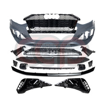 B9.5 Front Bumper RS4 Bumper V2 RS4 Grille Black Frame Black Mesh | Audi B9.5 A4, S4 | Canadian Auto Performance
