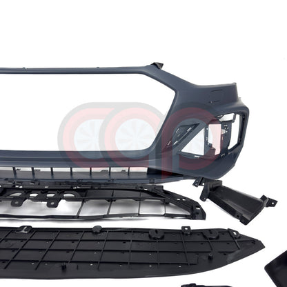 B9.5 Front Bumper RS4 Bumper V2 RS4 Grille Black Frame Black Mesh | Audi B9.5 A4, S4 | Canadian Auto Performance
