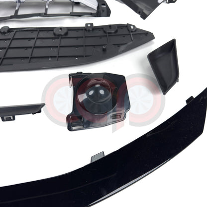 B9.5 Front Bumper RS4 Bumper V2 RS4 Grille Black Frame Black Mesh | Audi B9.5 A4, S4 | Canadian Auto Performance